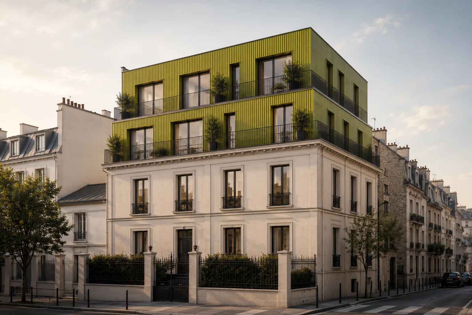 Surélévation de maison en ossature bois